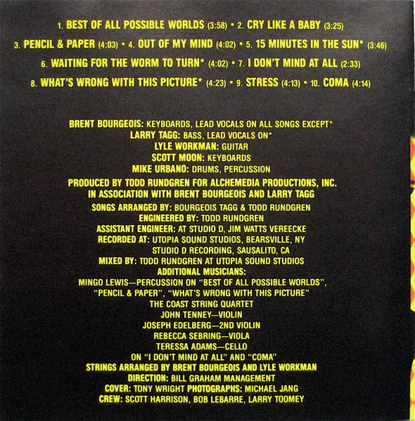 Bourgeois Tagg - Yoyo (CD, Album) - Image 3