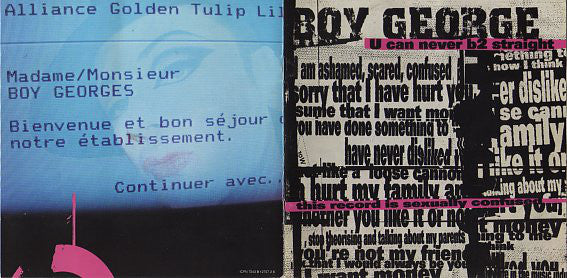 Boy George - U Can Never B2 Straight (CD, Album) - Image 4