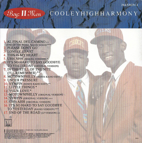 Boyz II Men - Cooleyhighharmony (CD, Album, RE) - Image 2