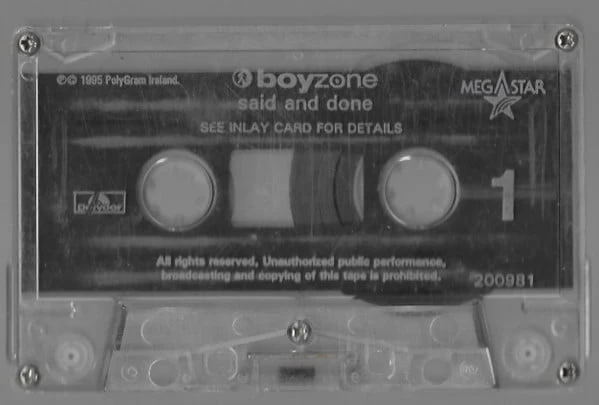 Boyzone - Said And Done (Cass, Album) - Image 4