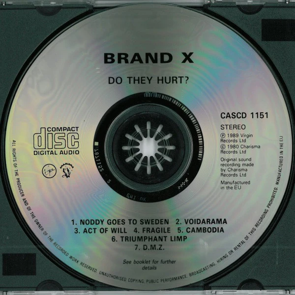 Brand X (3) - Do They Hurt? (CD, Album, RE) - Image 5