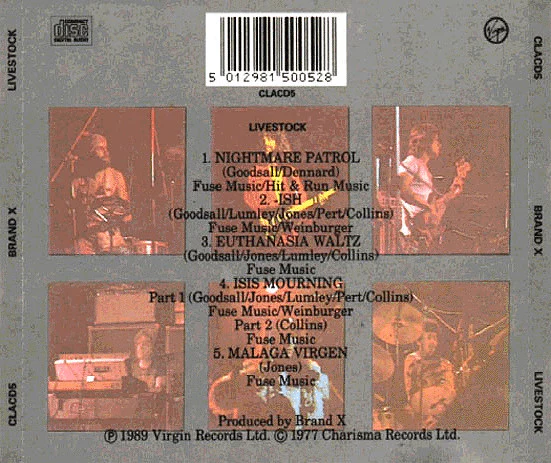 Brand X (3) - Livestock (CD, Album, RE) - Image 2