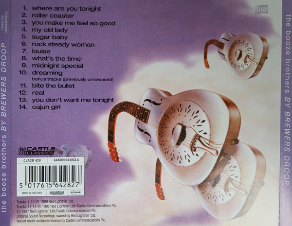 Brewers Droop Featuring Mark Knopfler & Dave Edmunds - The Booze Brothers (CD, Album, RP) - Image 2