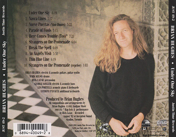 Brian Hughes - Under One Sky (CD, Album) - Image 2