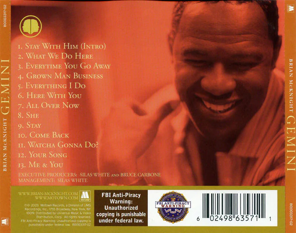 Brian McKnight - Gemini (CD, Album) - Image 2