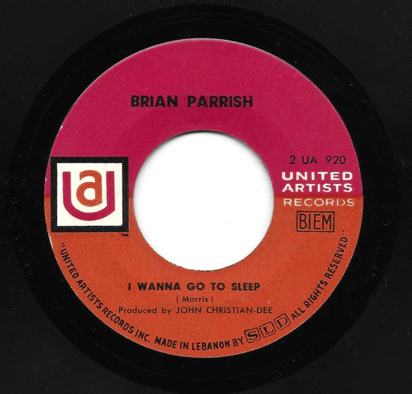 Brian Parrish - In Good Time / I Wanna Go To Sleep (7", Single) - Image 2