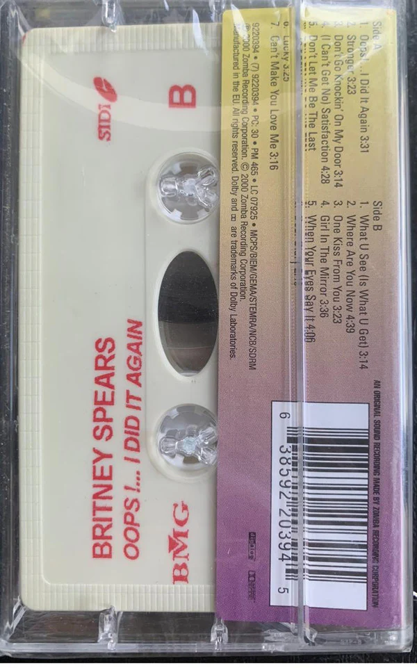 Britney Spears - Oops!...I Did It Again (Cass, Album) - Image 2