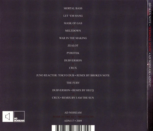 Broken Note - Terminal Static (CD, Album, Dig) - Image 2