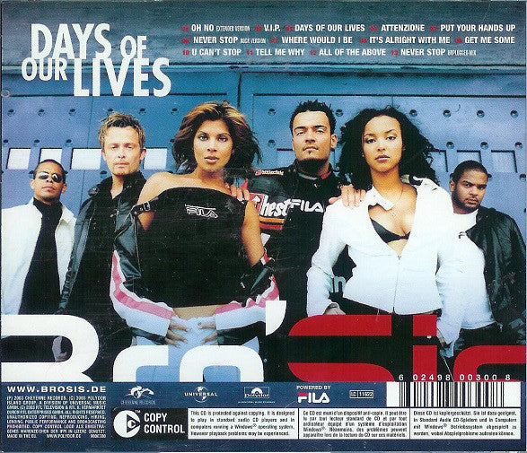 Bro'Sis - Days Of Our Lives (CD, Album, Copy Prot.) - Image 2