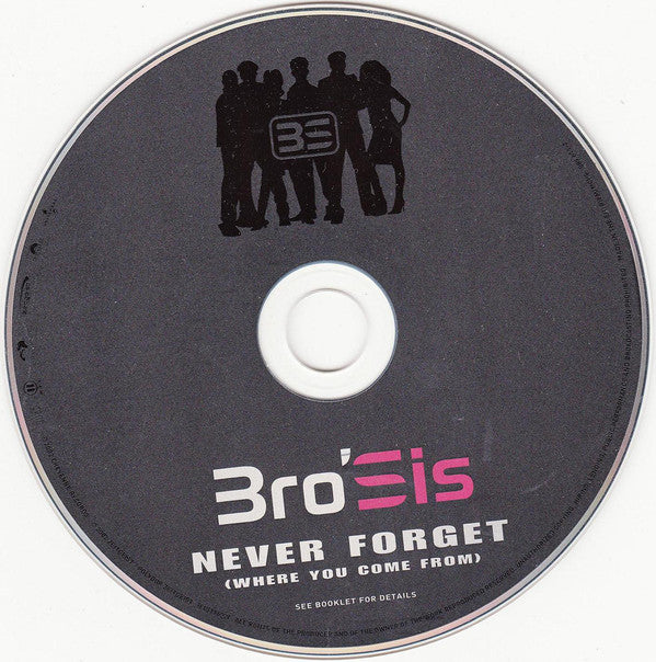 Bro'Sis - Never Forget (Where You Come From) (CD, Album) - Image 3