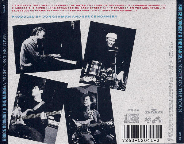 Bruce Hornsby & The Range* - A Night On The Town (CD, Album) - Image 2