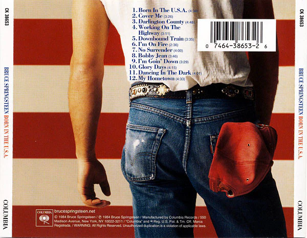 Bruce Springsteen - Born In The U.S.A. (CD, Album, RP) - Image 2