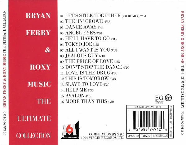 Bryan Ferry & Roxy Music - The Ultimate Collection (CD, Comp) - Image 2