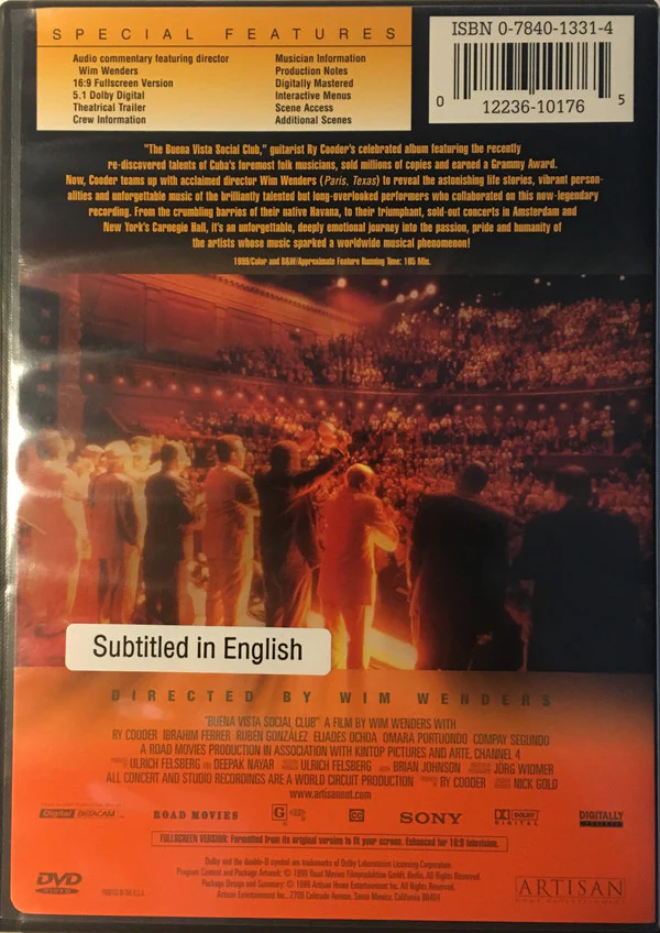 Buena Vista Social Club - Buena Vista Social Club (DVD-V) - Image 2