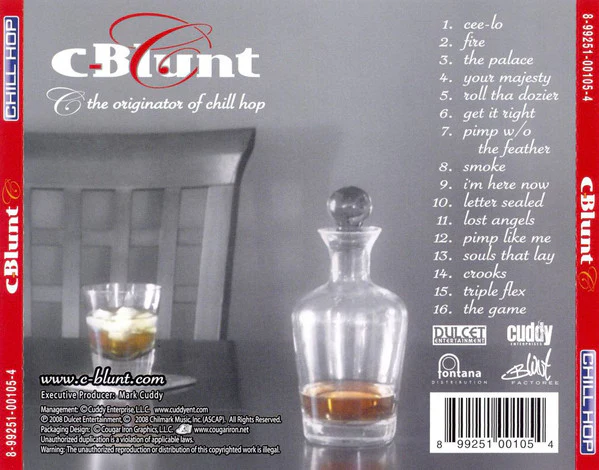 C-Blunt - Chill Hop (CD, Album) - Image 2