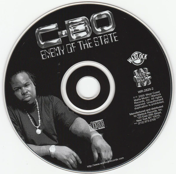 C-Bo - Enemy Of The State (CD, Album) - Image 3