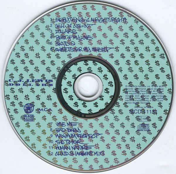 C.J. Lewis* - Dollars (CD, Album) - Image 3