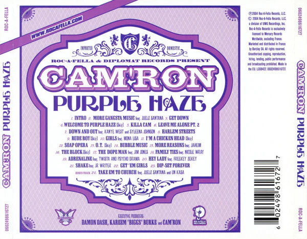 Cam'ron - Purple Haze (CD, Album) - Image 2