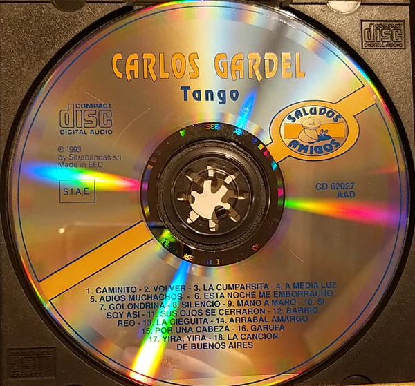 Carlos Gardel - Tango (CD, Comp) - Image 3