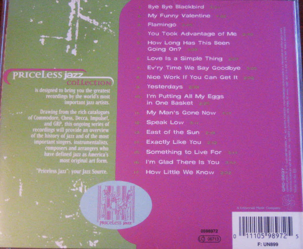 Carmen McRae - Priceless Jazz Collection (CD, Comp) - Image 2