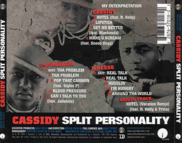 Cassidy  - Split Personality (CD, Album) - Image 2
