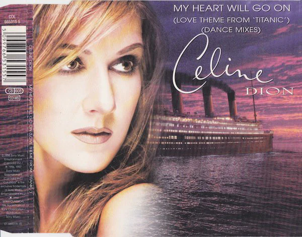 Celine Dion* - My Heart Will Go On (Love Theme From 'Titanic') (Dance Mixes) (CD, Maxi) - Image 2