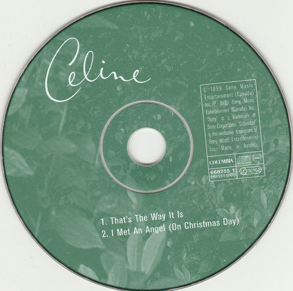 Celine Dion* - That's The Way It Is (CD, Single, Car) - Image 3