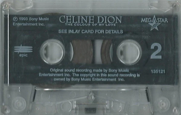 Celine Dion* - The Colour Of My Love (Cass, Album) - Image 5
