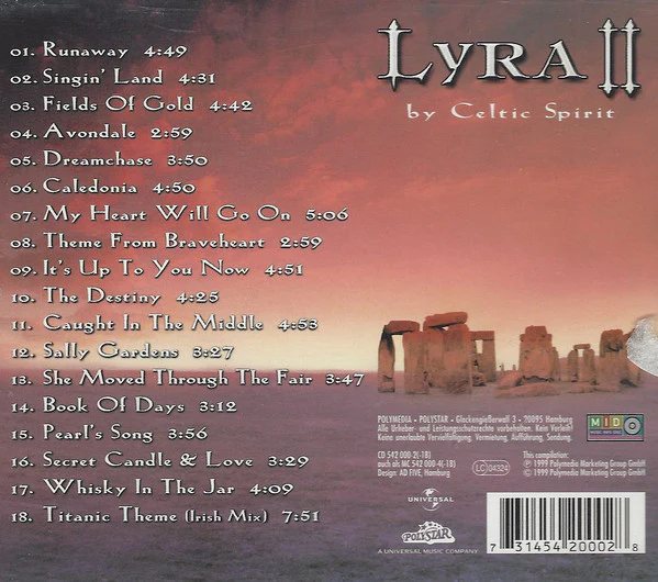 Celtic Spirit - Lyra II (CD, Comp) - Image 2