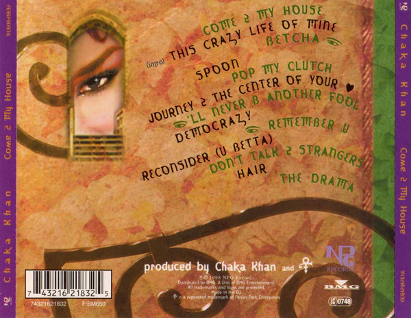 Chaka Khan - Come 2 My House (CD, Album) - Image 2