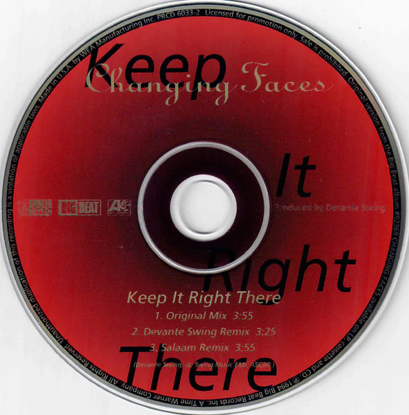 Changing Faces - Keep It Right There (CD, Single, Promo) - Image 4