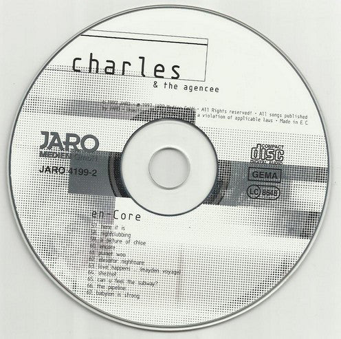 Charles (55) & The Agencee - En-Core (CD, Album) - Image 2