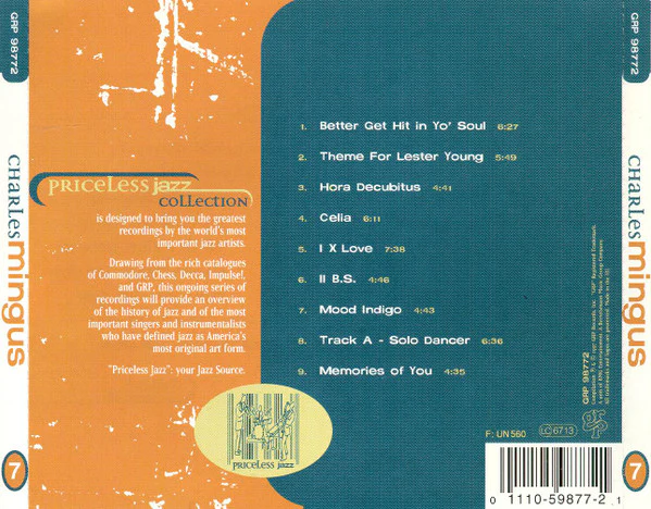 Charles Mingus - Priceless Jazz Collection (CD, Comp) - Image 2