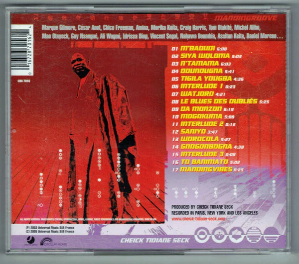 Cheick Tidiane Seck - MandinGroove (CD, Album) - Image 2