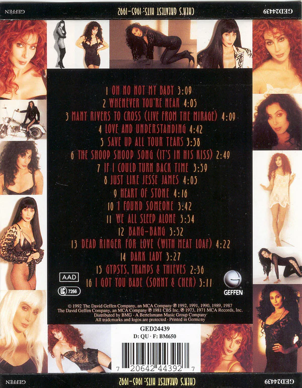 Cher - Cher’s Greatest Hits 1965–1992 (CD, Comp) - Image 4