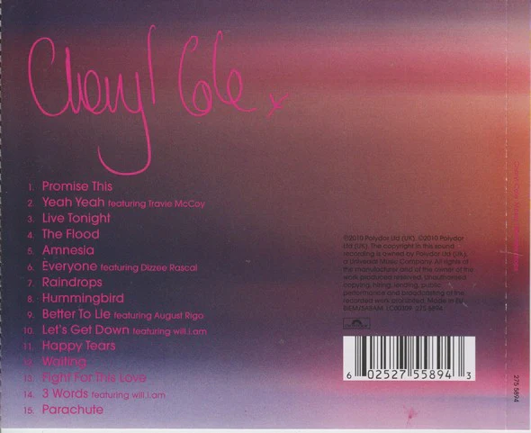Cheryl Cole - Messy Little Raindrops (CD, Album) - Image 2