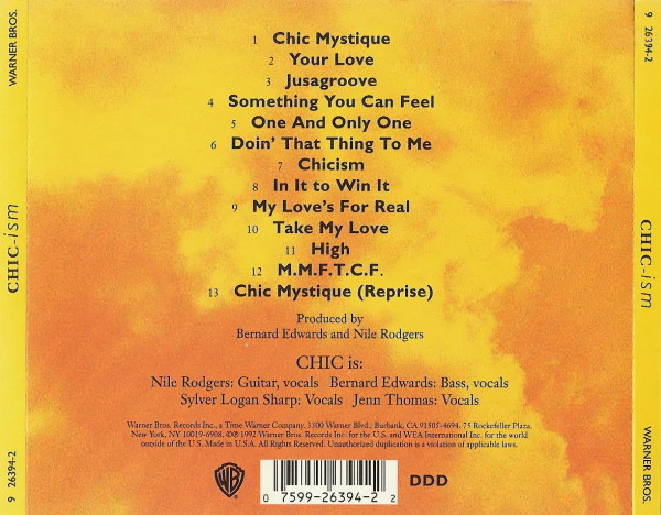 Chic - Chic-ism (CD, Album) - Image 2