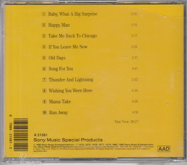 Chicago (2) - Take Me Back To Chicago (CD, Comp) - Image 2