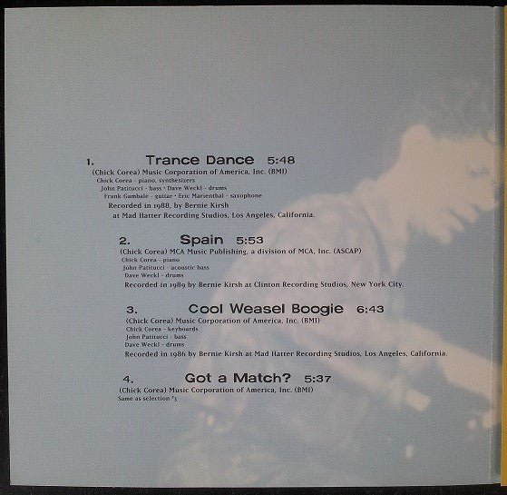 Chick Corea - Chick Corea (CD, Comp, RE) - Image 2