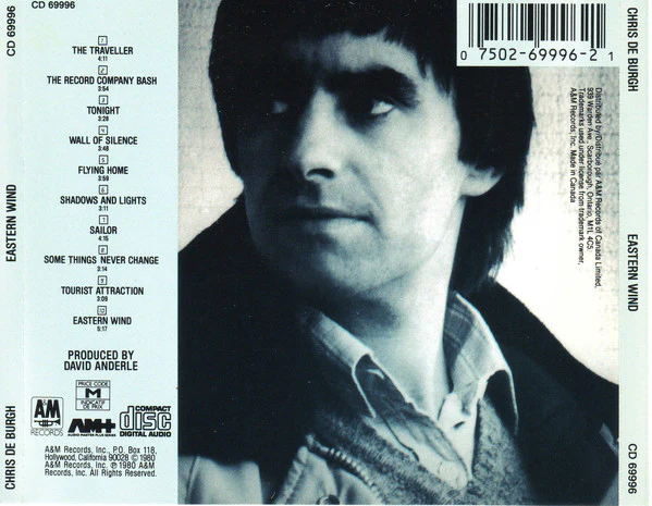 Chris de Burgh - Eastern Wind (CD, Album) - Image 2