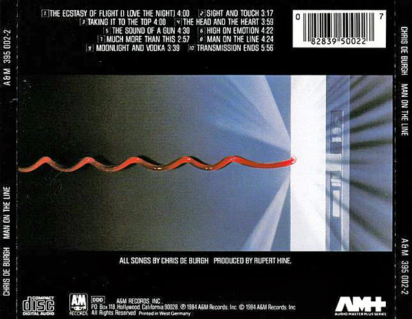 Chris de Burgh - Man On The Line (CD, Album) - Image 2