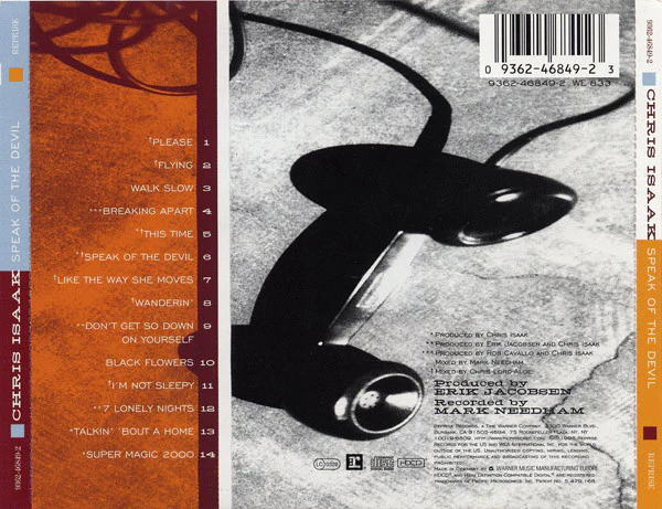 Chris Isaak - Speak Of The Devil (HDCD, Album) - Image 2