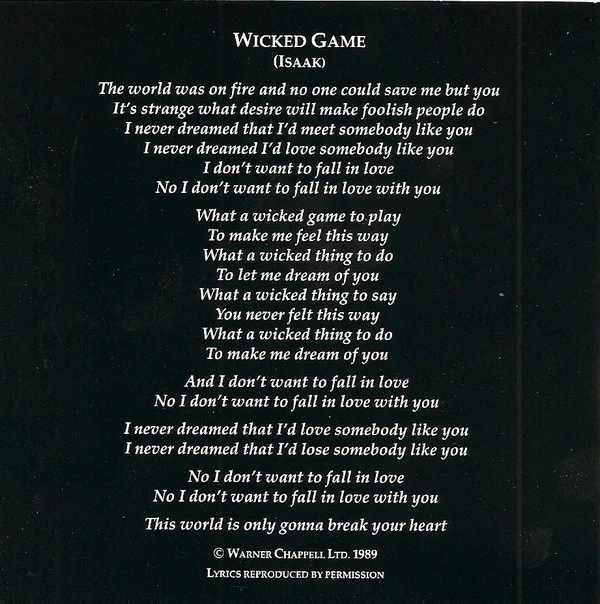 Chris Isaak - Wicked Game (CD, Comp) - Image 4