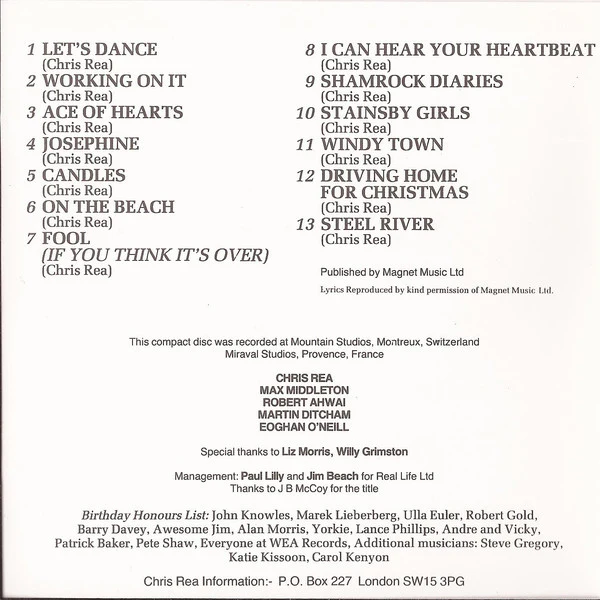 Chris Rea - New Light Through Old Windows (The Best Of Chris Rea) (CD, Comp) - Image 5