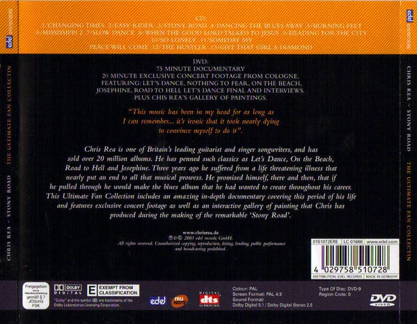 Chris Rea - Stony Road  (The Ultimate Fan Collection) (CD, Album + DVD-V, PAL) - Image 2