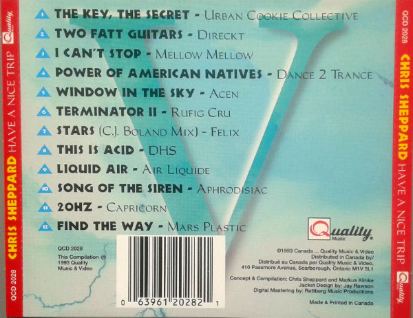 Chris Sheppard - Have A Nice Trip (CD, Comp) - Image 2