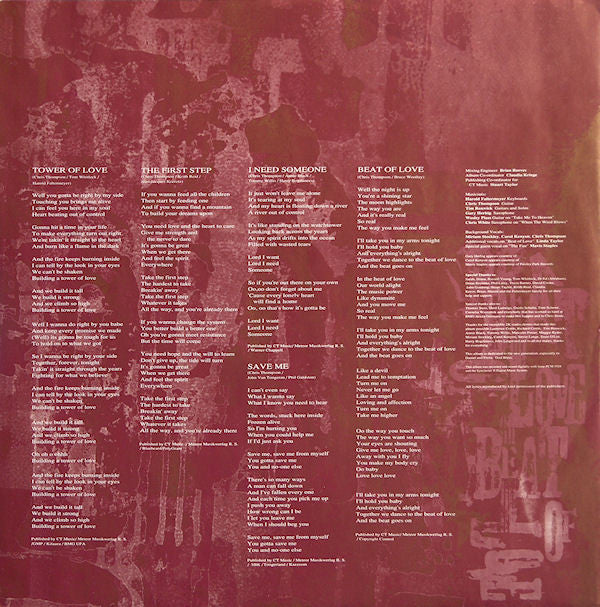 Chris Thompson - Beat Of Love (LP, Album) - Image 5