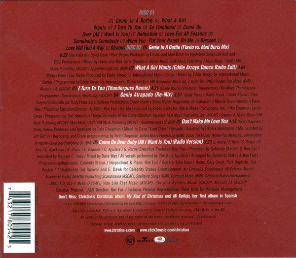 Christina Aguilera - Christina Aguilera (2xCD, Album, S/Edition) - Image 2