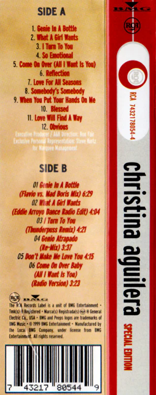 Christina Aguilera - Christina Aguilera (Cass, Album, S/Edition) - Image 2