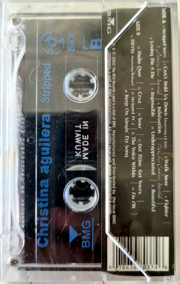 Christina Aguilera - Stripped (Cass, Album) - Image 2